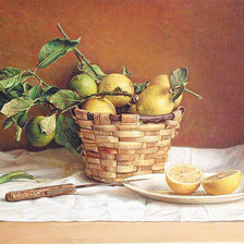 Оригинал схемы вышивки «лимоны» (№279557)