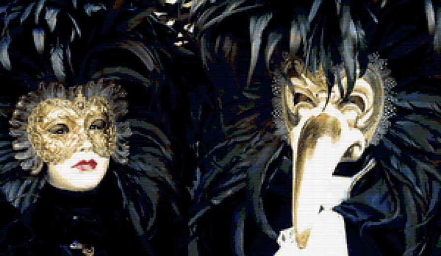 венеция - карнавал, маска, венеция - предпросмотр