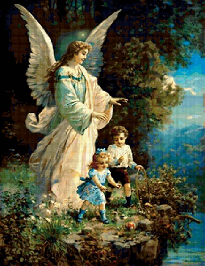 Ангел и дети - религия, ангел - предпросмотр