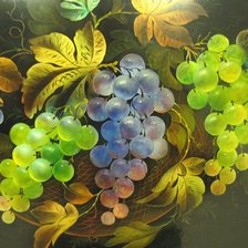 Оригинал схемы вышивки «виноград» (№283955)