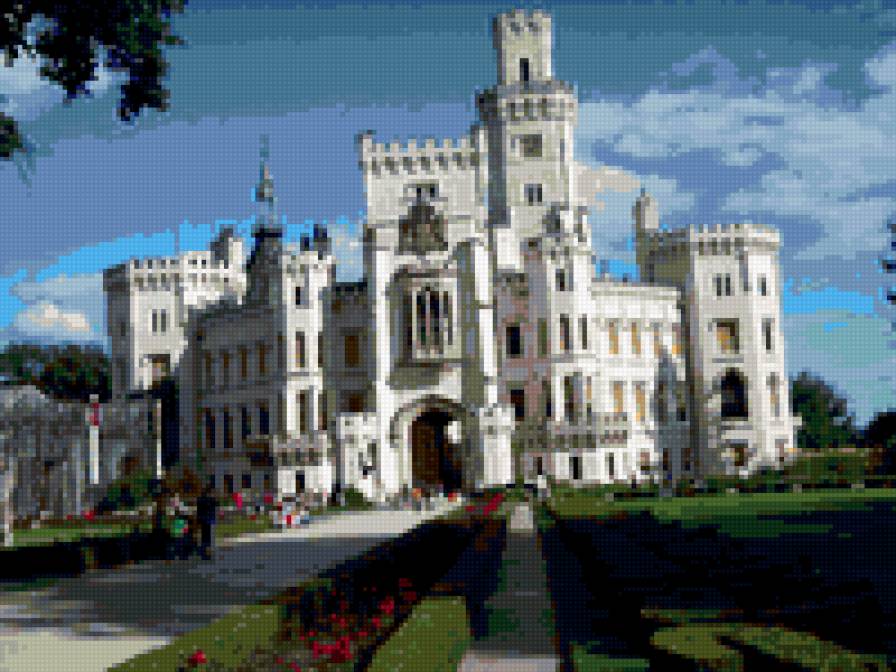 Замок Глубока над Влтавой - замок - предпросмотр