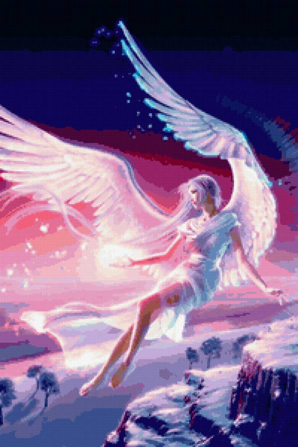 Ангел - девушка, крылья, ангел - предпросмотр