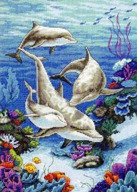 дельфинье царство - дельфины - оригинал