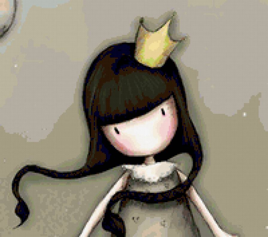 принцесса - девочка - предпросмотр