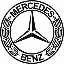 Оригинал схемы вышивки «логотип Мерседес» (№292221)