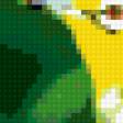 Предпросмотр схемы вышивки «желтая птица с калиной» (№292880)