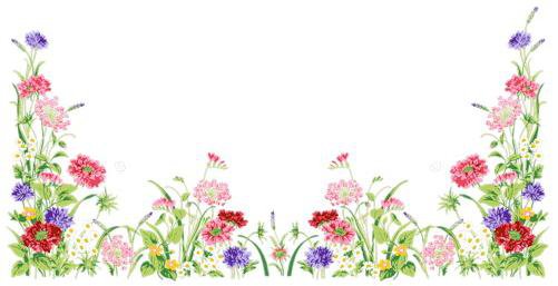 бордюр - полотенце, полевые цветы, салфетка, скатерть - оригинал