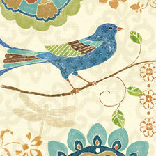 Схема вышивки «Contemporary Bluebird»