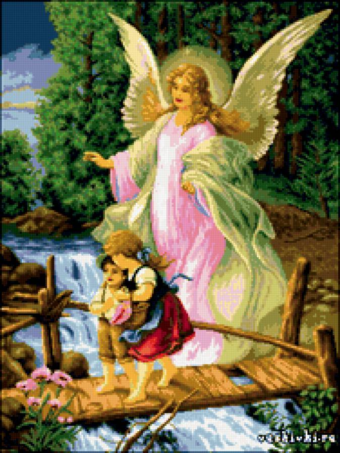 ангел хранитель - святые, икона, ангелы - предпросмотр