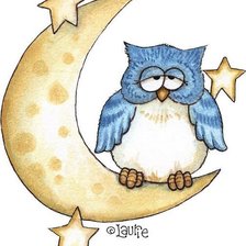 Схема вышивки «Night Owl»