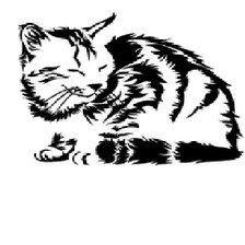 Оригинал схемы вышивки «Кошка» (№296113)