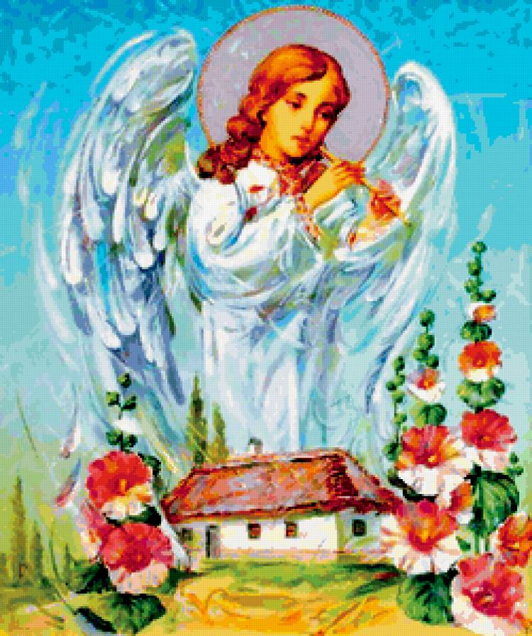 Ангел-хранитель - икона - предпросмотр