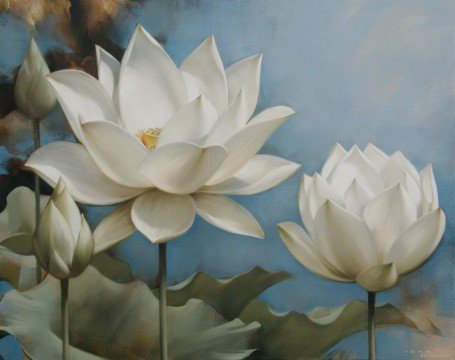 цветы от художника Игоря Левашова - природа, цветы - оригинал