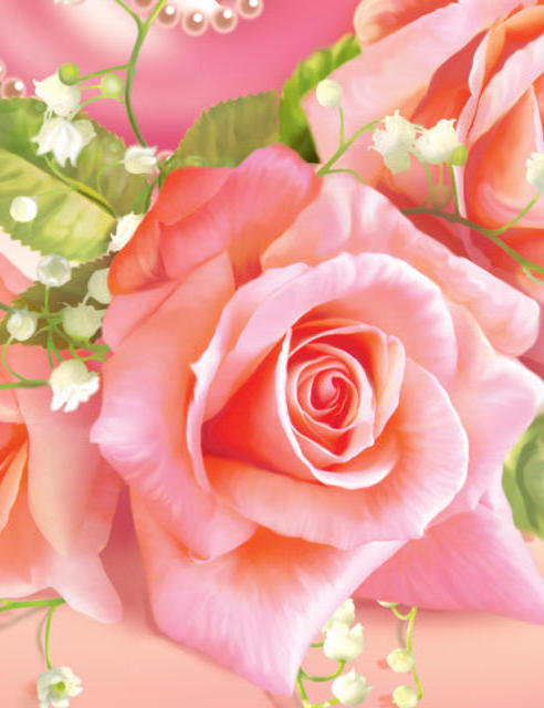 розы - розовые цветы, букет, роза, романтика, цветы, натюрморт, розы - оригинал