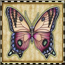 Оригинал схемы вышивки «бабочка» (№298316)