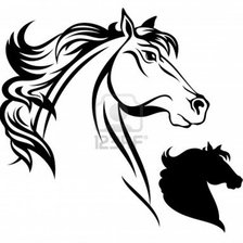 Оригинал схемы вышивки «лошадь» (№299979)