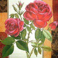 Оригинал схемы вышивки «Винтажные розы» (№300138)