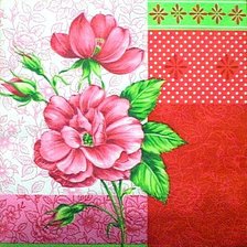 Оригинал схемы вышивки «Винтажные розы» (№300142)