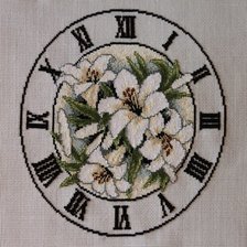 Оригинал схемы вышивки «часы» (№300830)