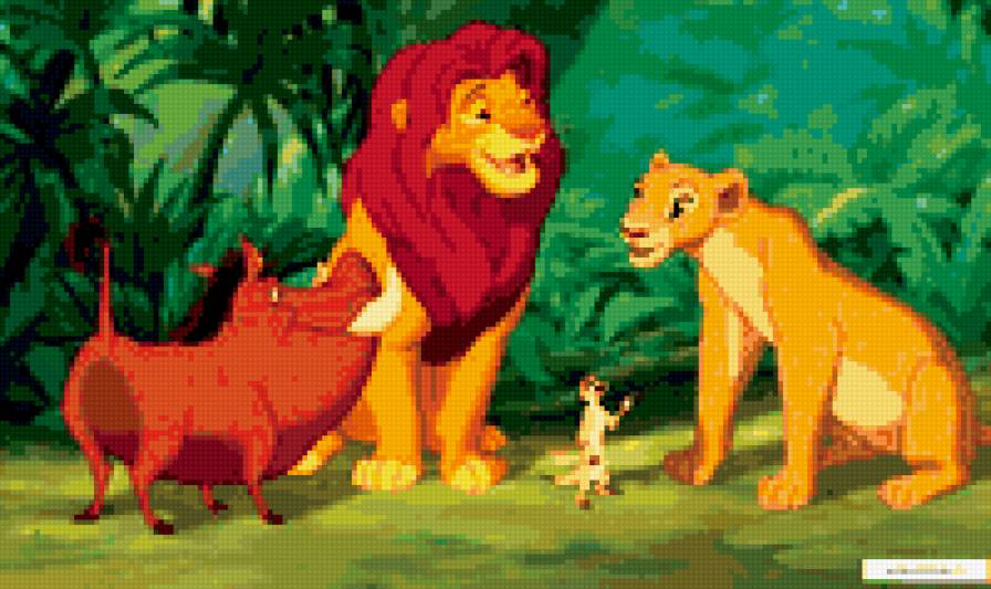 король лев... - мультяшки, детское, животные - предпросмотр