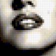 Предпросмотр схемы вышивки «Портрет Мерлин Монро» (№304957)