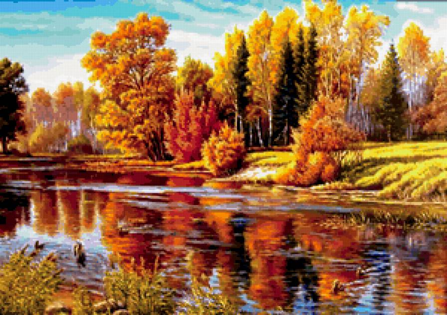 Осень - лес, природа, осень, пейзаж - предпросмотр