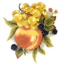 Оригинал схемы вышивки «ягодно-фруктовый натюрморт» (№305394)