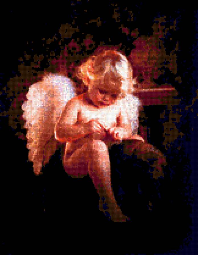 Винтажный Ангелок - винтаж, ангел - предпросмотр