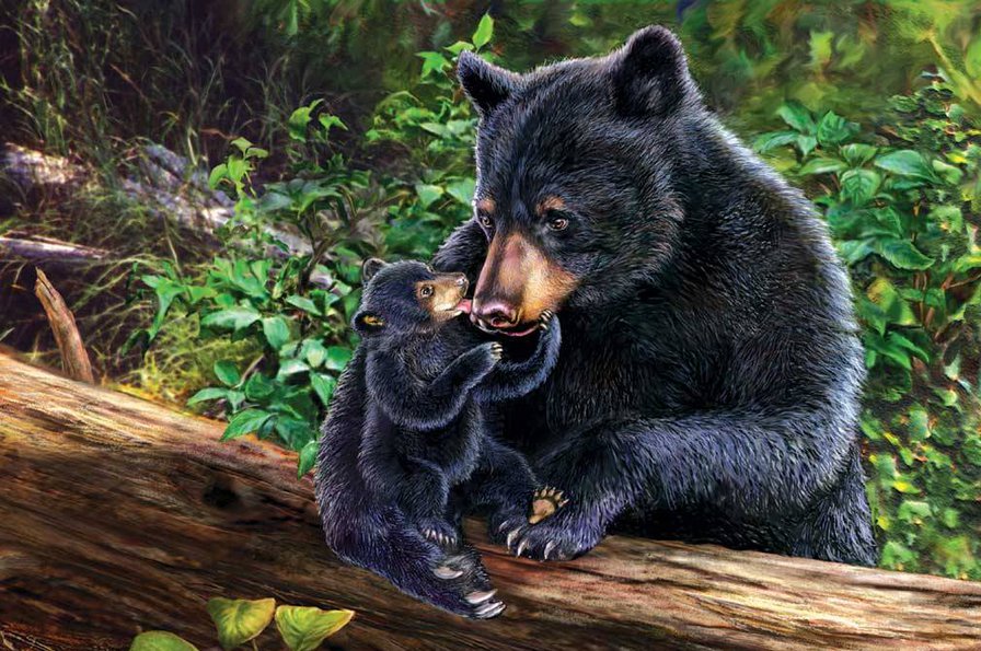 материнство - медведи - оригинал