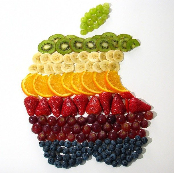 фрукты... - фрукты, кухонная тематика, овощи - оригинал