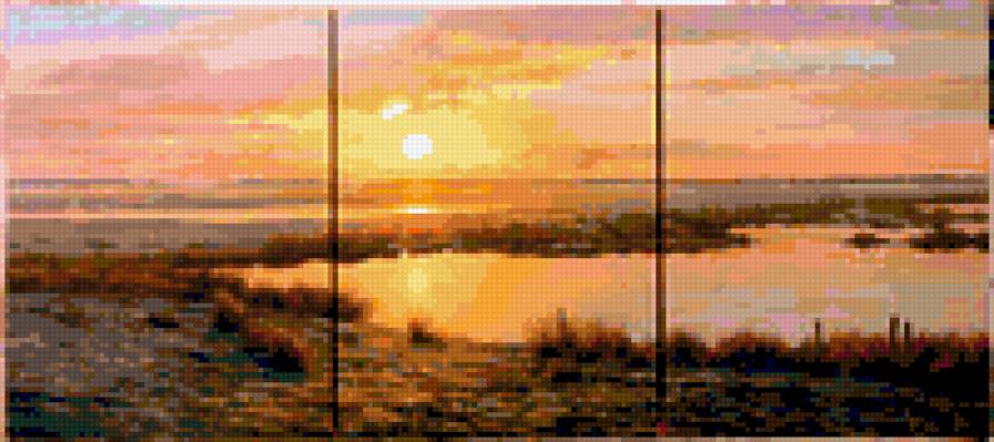 sunset - landscape - предпросмотр