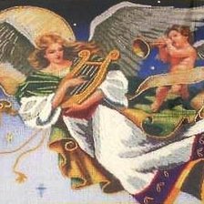 Оригинал схемы вышивки «Ангельская музыка» (№310157)