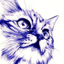 Оригинал схемы вышивки «Кошка Melanie Kleinmeli» (№311297)