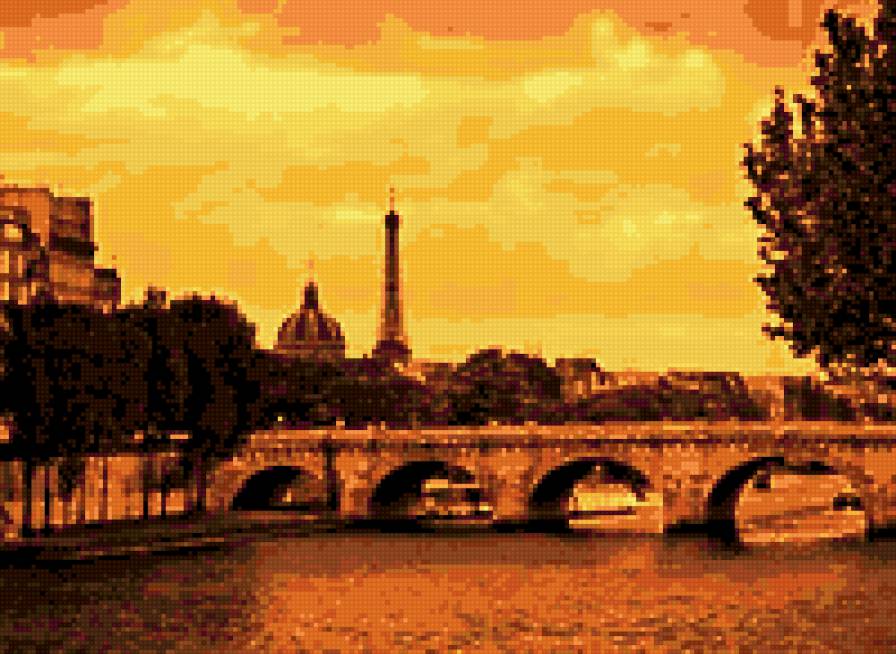 Париж пейзаж2 - париж - предпросмотр