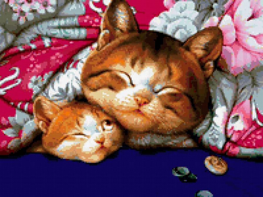 сладкие сны - кошка, котенок - предпросмотр
