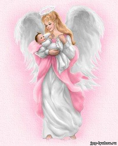 Ангел с ребенком - ангел - оригинал