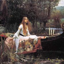 Оригинал схемы вышивки «The Lady of Shalott» (№315666)