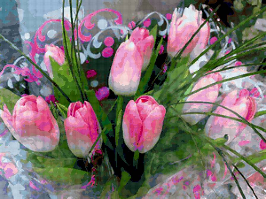 тюльпаны - тюльпаны, цветы, букет - предпросмотр