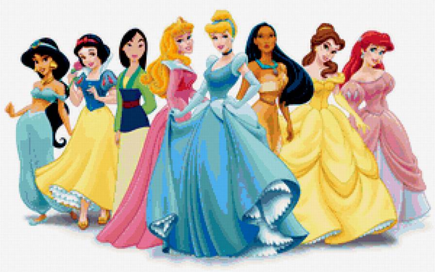 Принцессы Диснея - детское, портрет, женщины, мультфильм, принцессы, сказка - предпросмотр