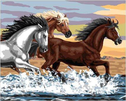 Лошади и море - оригинал