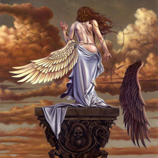 Схема вышивки «Падший ангел»