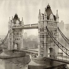 Оригинал схемы вышивки «лондон. тауэрский мост» (№319633)