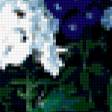 Предпросмотр схемы вышивки «цветы ночью» (№321645)