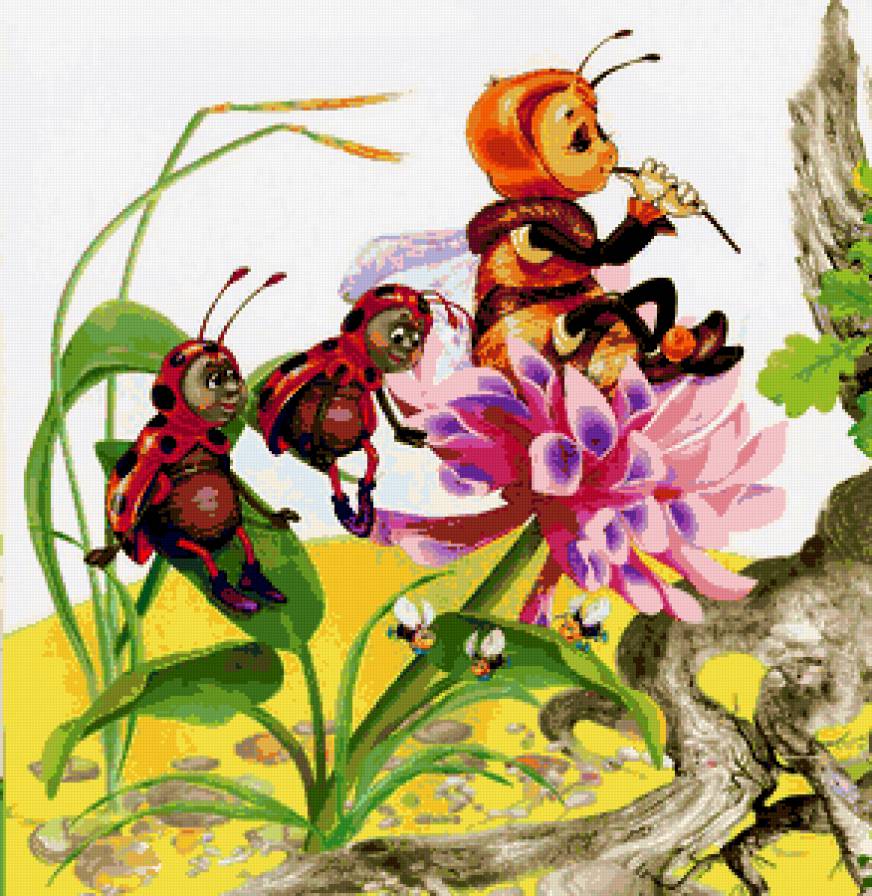 №321831 - насекомые, детям, сказки, для детей, иллюстрации - предпросмотр