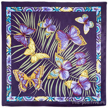 Оригинал схемы вышивки «бабочки (подушка)» (№322817)