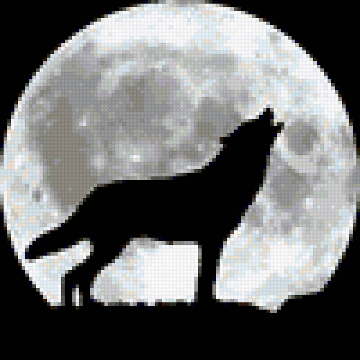 Волк - луна, волк - предпросмотр