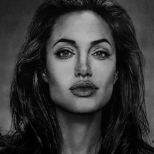 Оригинал схемы вышивки «Анджелина Джоли» (№323636)