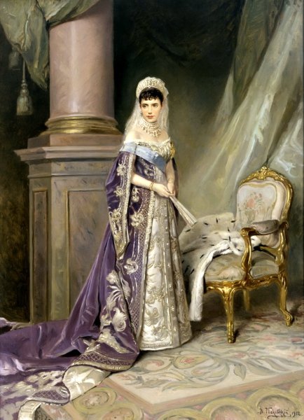 Портрет императрицы Марии Фёдоровны - императрицы, портреты, женщины - оригинал