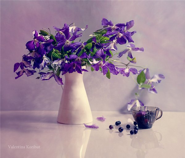 нежный букетик - картина натюрморт цветы ваза - оригинал