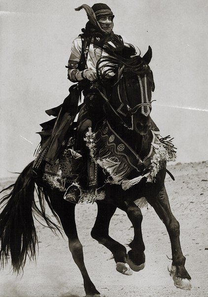 Арабский воин - лошадь, воин, восток, люди - оригинал
